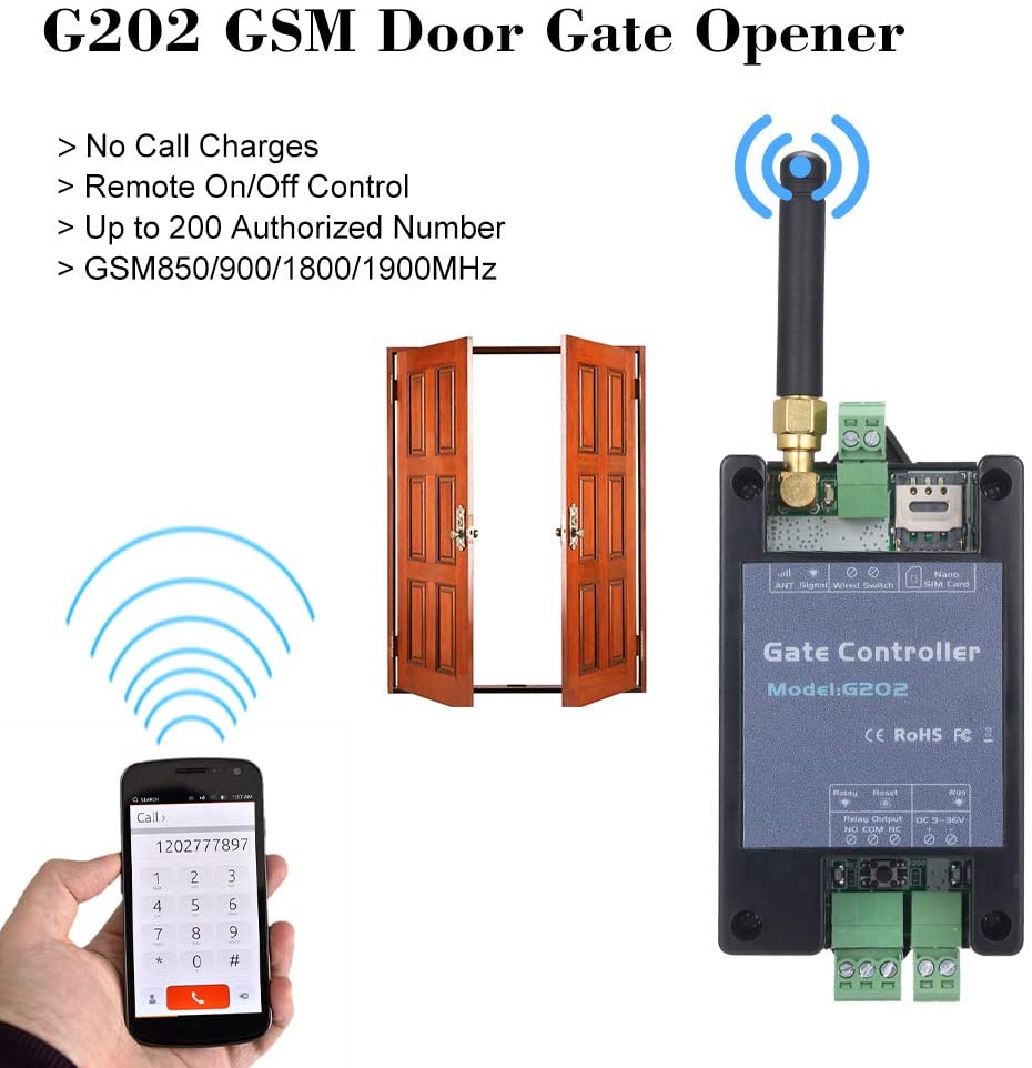 G202 GSM 3G 4G gate opener access control_DANIUIoT
